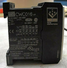 Load image into Gallery viewer, WEG CWC016-00-40V04 MINI CONTACTOR 16A 4POLE 24VAC -FREE SHIPPING
