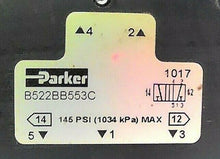 Load image into Gallery viewer, PARKER SCHRADER BELLOWS B562BB553C/B DOUBLE SOLENOID VALVE 4WAY 3POSITION *FRSHP
