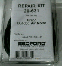 Load image into Gallery viewer, BEDFORD PRECISION PART 20-631 REPAIR KIT USE ON GRACO BULLDOG AIR MOTOR-FREESHIP
