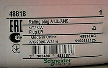 Load image into Gallery viewer, SCHNEIDER ELECTRIC SQUARE D 48818 CIRCUIT BREAKER RATING PLUG (48818AC) *FRSHIP*
