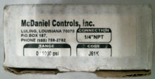 Load image into Gallery viewer, MCDANIEL CONTROLS J61K PRESSURE GUAGE 0-1000PSI 1/4&quot; NPT  -FREE SHIPPING
