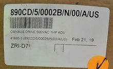 Load image into Gallery viewer, PARKER 890CD/5/0002B/N/00/A/US CMNBUS DRIVE 500VAC 1HP (SEALED) *FREE SHIPPING*

