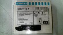 Load image into Gallery viewer, SIEMENS 5SX2-115-7 CIRCUIT BREAKER 230-400VAC 1P 1.6A -FREE SHIPPING
