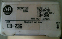 Load image into Gallery viewer, AB ROCKWELL CB236 OPERA. COIL SIZE0-1 SER.# 110-120V 20-30A 50-60HZ -FREE SHIP

