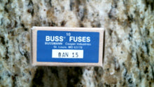 Load image into Gallery viewer, BUSS BAN-15 FUSES INDUSTRIAL &amp; ELECTRICAL - FREE SHIPPING
