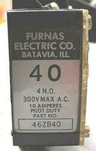 Load image into Gallery viewer, SIEMENS FURNAS 46ZB40 CONTACT BLOCK 300VAC 4 N.O. CLASS 46 SCREW TERMINALS *FSHP
