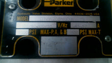 Load image into Gallery viewer, PARKER HYDRAULIC VALVE D1VW20BNQDW 5000PSI  60HZ .57A -FREE SHIPPING
