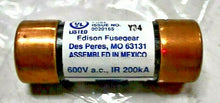 Load image into Gallery viewer, LOT/3 BUSSMANN EDISON JDL6 FUSE CURRENT-LIMITING TIME-DELAY 6A 600VAC *FREESHIP*
