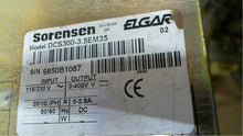 Load image into Gallery viewer, Sorenson DCS300-3.5E DC Power Supply 115/230 AC  0-400V OUT DCS300-3.5EM35
