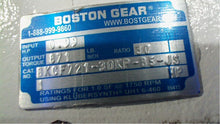 Load image into Gallery viewer, BOSTON GEAR BOST-KLEEN WASHDOWN GEAR REDUCER CAT # BKCF721-30kp-b5 RATIO 30:1
