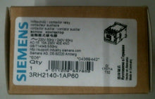 Load image into Gallery viewer, SIEMENS 3RH2140-1AP60 CONTACTOR RELAY 240V 60HZ 10A -FREE SHIPPING
