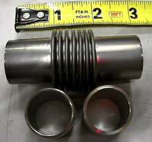 Load image into Gallery viewer, STAINLESS STEEL FLEXIBLE VACUUM FITTING BELLOW 1&quot; DIA 3&quot;&lt;LNG 2 INSERTS FREE SHIP
