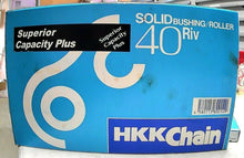 Load image into Gallery viewer, HKK CHAIN HKK-40RIV SOLID BUSHING ROLLER CHAIN 240 LINK 10' (SEALED) *FREESHIP*
