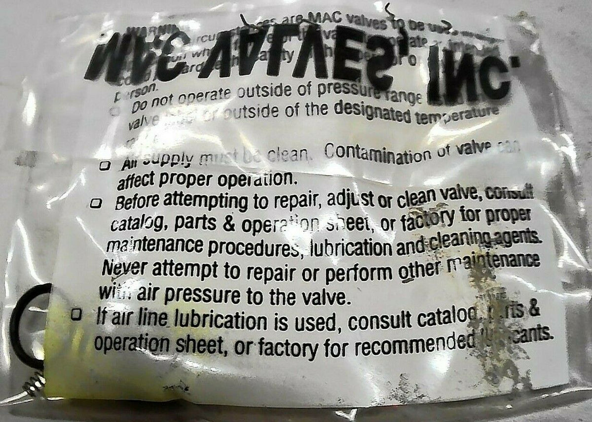 Kit Riparazione Guarnizioni Per Valvole MAC F2-0B / F2-OB - Nuovo In Busta