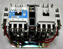 Load image into Gallery viewer, EATON CUTLER HAMMER CN55AN3AB CONTACTOR REVERSING 9AMP 1-230V 2-480V SZ00 *FRSHP
