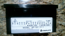 Load image into Gallery viewer, TRIPLETT AP-101-12-1 DIGITAL PANEL METER -FREE SHIPPING
