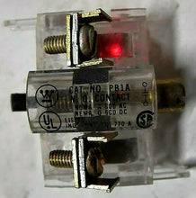 Load image into Gallery viewer, (2/LOT) WESTINGHOUSE PB1A CONTACT BLOCK 600 VAC 1 NO 9084A18G01 *FREE SHIPPING*
