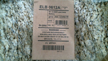 Load image into Gallery viewer, LITHONIA LIGHTING ELB0612A RECHARGEABLE NON-SPILLABLE SEALED BATTERY -FREE SHIP
