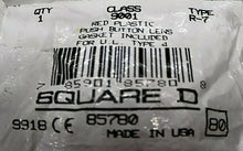 Load image into Gallery viewer, (BUNDLE OF 2) SQUARE D 85780 CLASS 9001 TYPE R-7 RED PLASTIC LENS *FREE SHIP*
