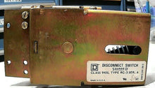 Load image into Gallery viewer, SQUARE D 9422 TYPE RC-3 SER A DISCONNECT SWITCH *FREE SHIPPING*
