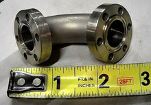 Load image into Gallery viewer, MDC MFG SS VAC PIPE 90DEG ELBOW FITTING 5/8I.D. (2- MOVEABLE FLANGES) *FREE SHP*
