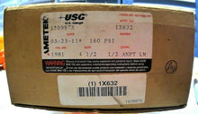 Load image into Gallery viewer, AMETEK USG U.S. GAUGE 150987X 4 1/2&quot; 0-160PSI 1/2”ANPT (SPEC. NO. 1X632) *FRSHIP
