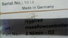 Load image into Gallery viewer, Witt-Gasetechnik MFC-Modul O2 Part 78711-059 24vdc 2nl/min  free shipping
