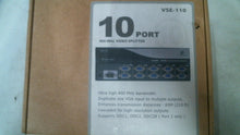 Load image into Gallery viewer, CONNECTPRO VSE-110 10 PORT VIDEO SPLITTER 400MHZ -FREE SHIPPING
