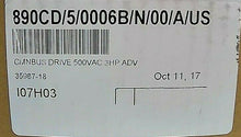 Load image into Gallery viewer, PARKER HANNIFIN 890CD/5/0006B/N/00/A/US DRIVE AC890 CMBBUS / VARIABLE FREQ. *FS*
