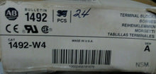 Load image into Gallery viewer, AB ROCKWELL 1492-W4 TERMINAL BLOCK SINGLE CIRCUIT 4MM 800V SER.A -FREE SHIP
