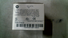 Load image into Gallery viewer, ALLEN BRADLEY 100-FA22 AUXILIARY CONTACT SER.B 600VAC 10A -FREE SHIPPING
