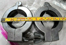 Load image into Gallery viewer, (QTY 2) LEYBOLD &amp; SWAGELOK NW50 / KF50 VACUUM FLANGE CLAMP *FREE SHIPPING*
