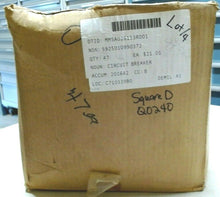Load image into Gallery viewer, LOT/4 SCHNEIDER SQUARE D QO240 / WC375/02-006 MINIATURE CIRCUIT BREAKER 40A *FS*
