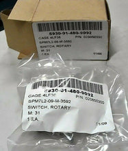 Load image into Gallery viewer, P/N 020850300 (SPM7L2-09-M-3592) HVAC BLOWER CONTROL ROTARY SWITCH *FREE SHIP*
