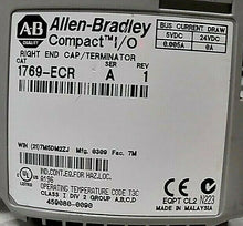 Load image into Gallery viewer, AB ROCKWELL 1769-ECR END CAP TERMINATOR SER A REV 1 COMPACT I/O *FREE SHIPPING*
