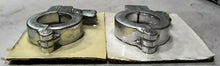 Load image into Gallery viewer, (QTY 2) LEYBOLD &amp; SWAGELOK NW30/KF30/KQ-30 VACUUM FLANGE CLAMPS *FREE SHIPPING*

