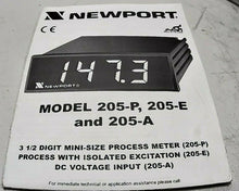 Load image into Gallery viewer, NEWPORT ELECTRONICS 205-PV4,R,C2 -999 COUNT INDICATOR W/FULL SZ DIGITS 0-10V *FS
