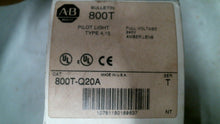 Load image into Gallery viewer, ALLEN BRADLEY 800T-Q20A PIOLET LIGHT AMBER LENS SER.T 120V -FREE SHIPPING
