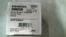 Load image into Gallery viewer, SIEMENS 52PA8A1 PUSH BUTTON OPERATOR FLUSH CAP BLACK SER.F -FREE SHIPPING
