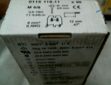Load image into Gallery viewer, ENTRELEC 0115 118.11 TERMINAL BLOCKS M6/8 BOX/50 -FREE SHIPPING
