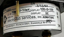 Load image into Gallery viewer, SIMPSON (MODEL 1327) 100-0-100 DC ARMATURE AMPS / 50-0-50mV OLD STOCK *FREE SHIP
