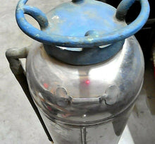 Load image into Gallery viewer, VINTAGE ELKHART BRASS STAINLESS STEEL FIRE EXTINGUISHER-24&#39;&#39; EMPTY UNTESTED *FS*

