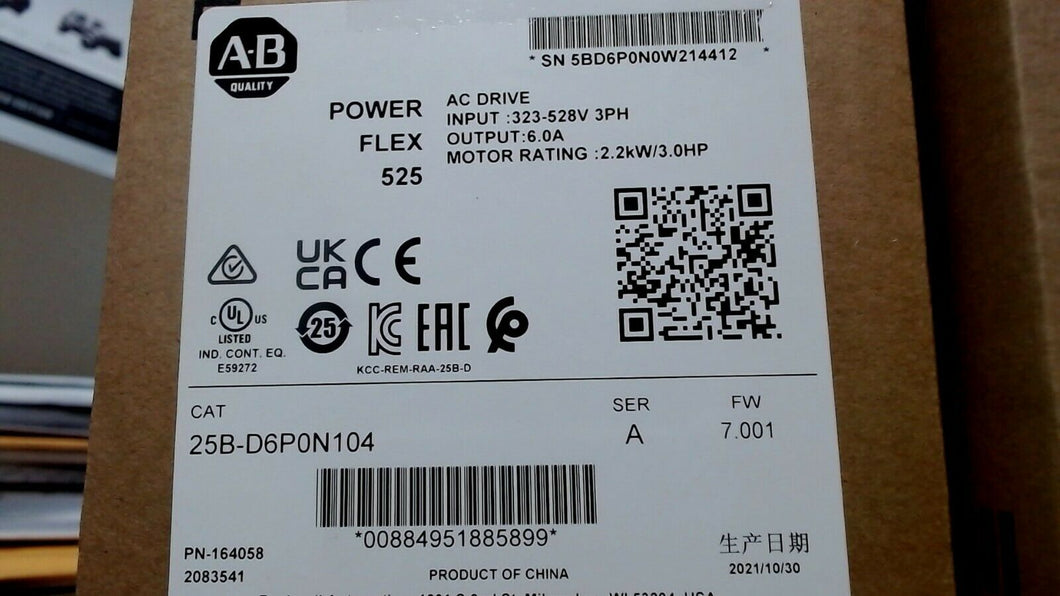 25B-D6P0N104 2021 sealed