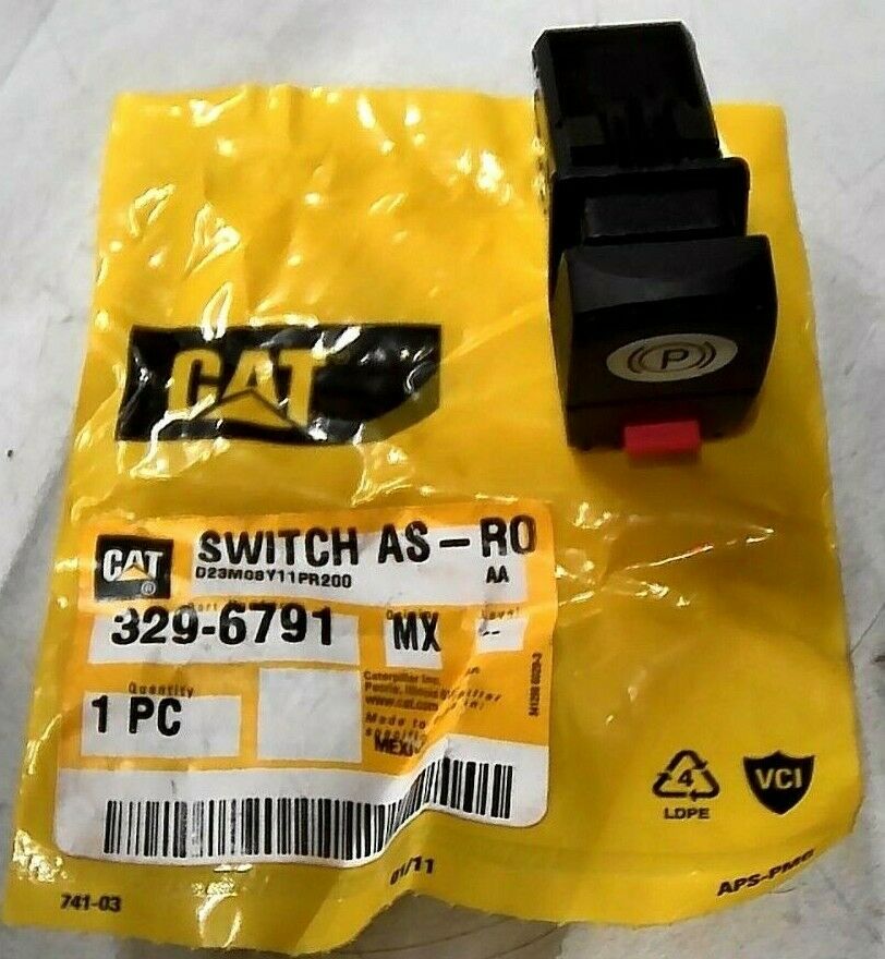 (LOT OF 5) NEW CATERPILLAR 329-6791 AS-RO SWITCHES D23MO8Y11PR200 *FREE SHIP*