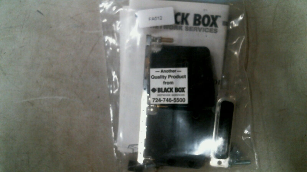 BLACK BOX FA012 CONNECTOR KIT RS-232 MALE SHELL DB25 MALE CRIMP PINS -FREE SHIP