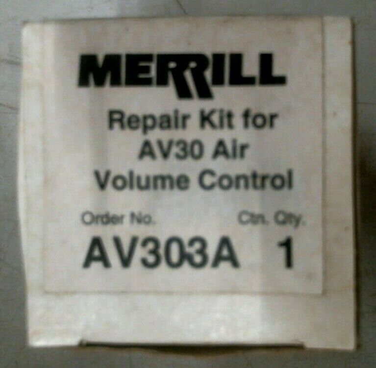 MERRILL AV303A REPAIR KIT FOR AV30 AIR VOLUME CONTROL -FREE SHIPPING