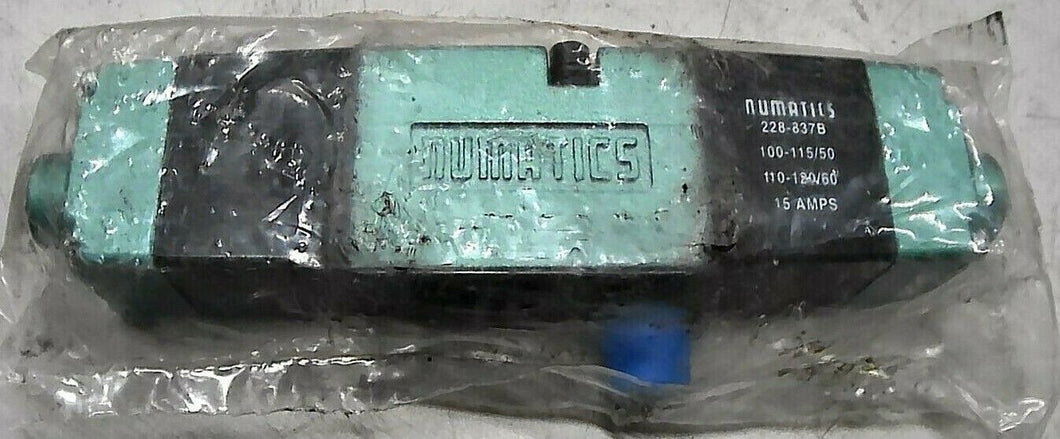 ASCO NUMATICS 081SS500K046T30 DOUBLEDIRECT SOLENOID VALVE 228-837B COIL ASSY *FS