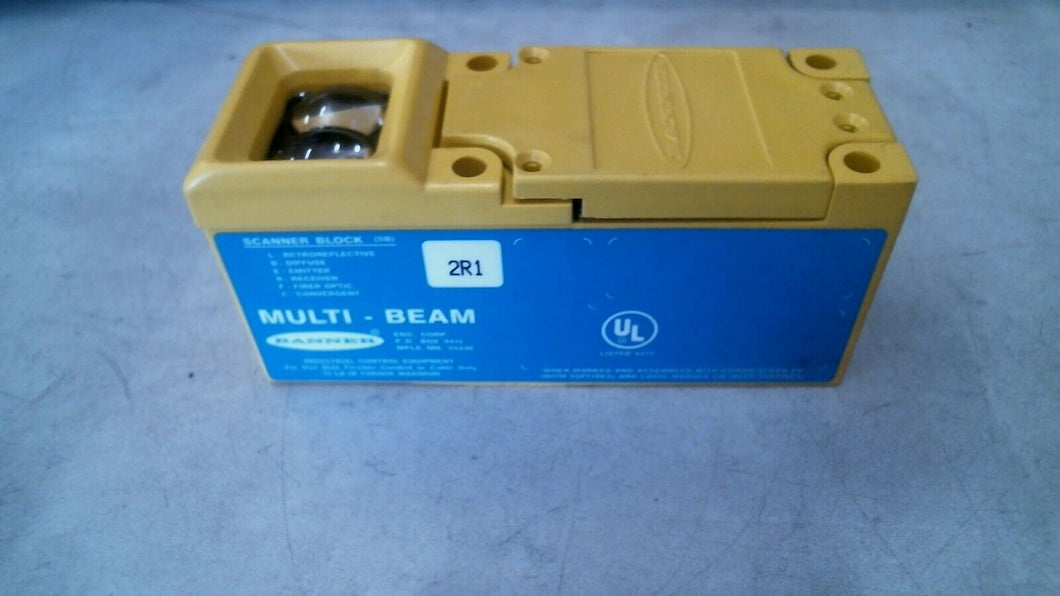 BANNER 2R1 SCANNER BLOCK MULTI BEAM -FREE SHIPPING