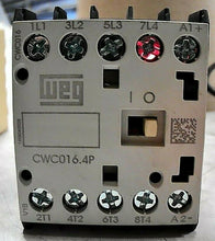 Load image into Gallery viewer, WEG CWC016-00-40V04 MINI CONTACTOR 16A 4POLE 24VAC -FREE SHIPPING
