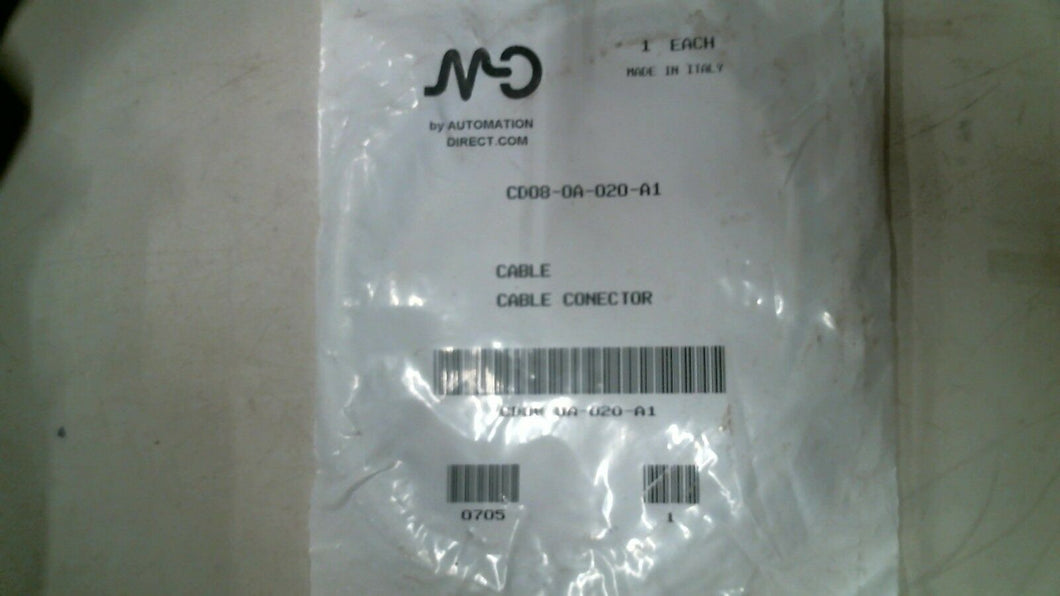 AUTOMATION D CD08-0A-020-A1 CABLE CONNECTOR -FREE SHIPPING